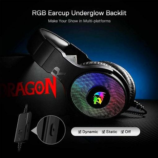 Εικόνα της Headset Redragon H350 Pandora RGB Black
