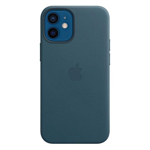 Εικόνα της Θήκη Apple Leather Sleeve with MagSafe for iPhone 12 Mini Baltic Blue MHMQ3ZM/A