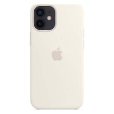 Εικόνα της Θήκη Apple Silicone with MagSafe for iPhone 12 Mini White MHKV3ZM/A
