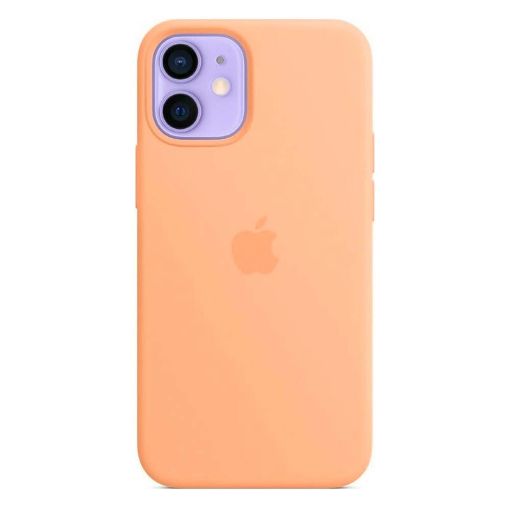 Εικόνα της Θήκη Apple Silicone with MagSafe for iPhone 12 Mini Cantaloupe MJYW3ZM/A