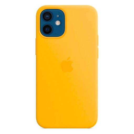 Εικόνα της Θήκη Apple Silicone with MagSafe for iPhone 12 Mini Sunflower MKTM3ZM/A