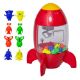 Εικόνα της HomCom - Red Rocket Shape Puppet Fishing Machine 350-069