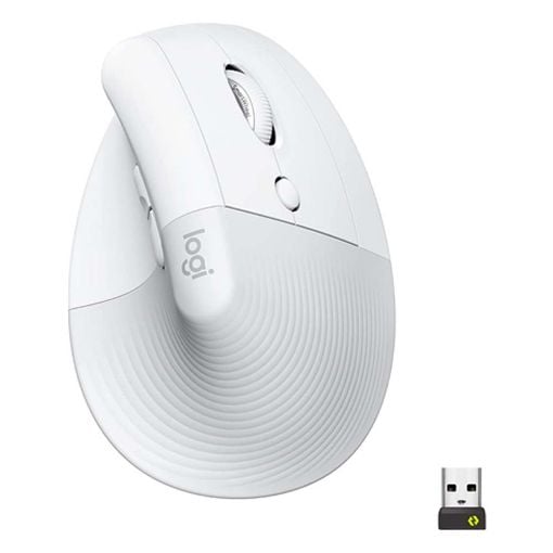 Εικόνα της Ποντίκι Logitech Lift Vertical Ergo Off White 910-006475