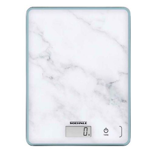 Εικόνα της Ψηφιακή Ζυγαριά Κουζίνας Soehnle 61516 Page Compact 300 5kg White Marble