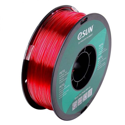 Εικόνα της eSun PETG Filament 2.85mm Spool of 1Kg Transparent Magenta