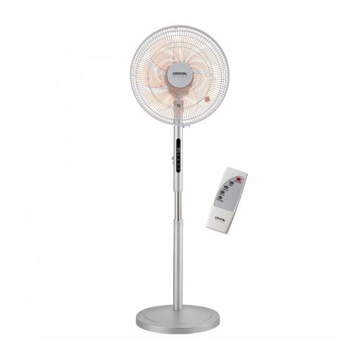 Εικόνα της Ανεμιστήρας Crystal Home Air Metal Control Touch Silver