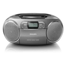 Εικόνα της Philips Φορητό Ηχοσύστημα AZB600 με CD/Ραδιόφωνο/Κασετόφωνο Black