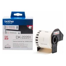 Εικόνα της Ταινία Ετικετογράφου Brother 15.2m x 62mm Red/Black on White DK-22251