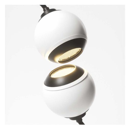 Εικόνα της Φωτιστικό Gallo Acoustics Stoane Droplet Light Micro 2700K 568lm 10W Warm White Gloss White GM1LIGHT