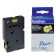 Εικόνα της Ταινία Ετικετογράφου Brother 7.7m x 12mm Black on Yellow TC-601