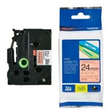 Εικόνα της Ταινία Ετικετογράφου Brother 5m x 24mm Black on Signal Orange TZE-B51