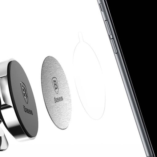 Εικόνα της Baseus Magnet Iron Suit for Car Mount Holder (2-Pack) ACDR-A0S