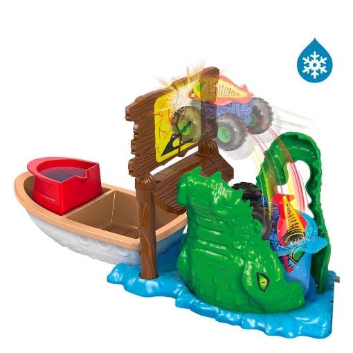 Εικόνα της Mattel Hot Wheels - Monster Trucks Swamp Chomp Playset HGV14