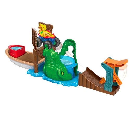 Εικόνα της Mattel Hot Wheels - Monster Trucks Swamp Chomp Playset HGV14