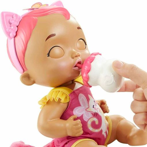 Εικόνα της Mattel - My Garden Baby Snack & Snuggle Kitten Hot Pink HHP29