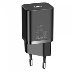 Εικόνα της Φορτιστής Baseus Super Si 1C USB-C 25W Black CCSP020101
