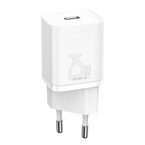 Εικόνα της Φορτιστής Baseus Super Si 1C USB-C 25W White CCSP020102