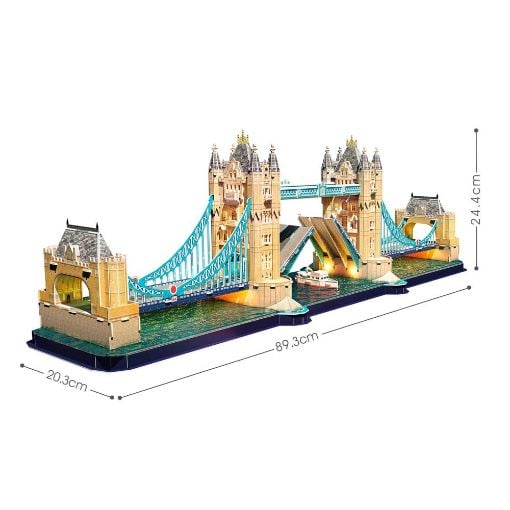 Εικόνα της Cubic Fun - 3D Led Puzzle Tower Bridge 222pcs L531h