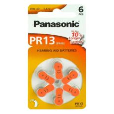 Εικόνα της Μπαταρίες Ακουστικών Βαρηκοΐας Panasonic 13 1.4V 6τμχ