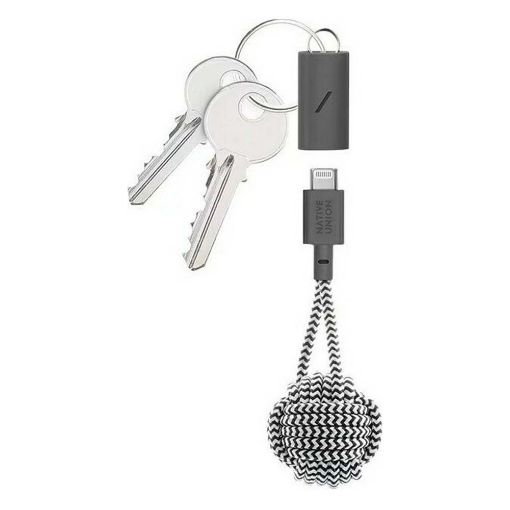 Εικόνα της Native Union Key Cable USB-C to Lightning 15cm Zebra