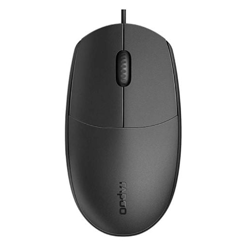 Εικόνα της Ποντίκι Rapoo N100 Wired Black