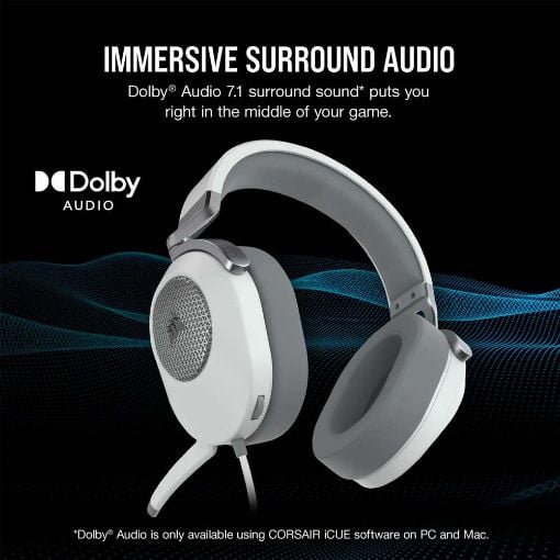 Εικόνα της Headset Corsair HS65 Surround White CA-9011271-EU