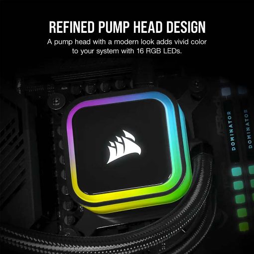 Εικόνα της Corsair Liquid CPU Cooler iCUE H115i RGB Elite CW-9060059-WW