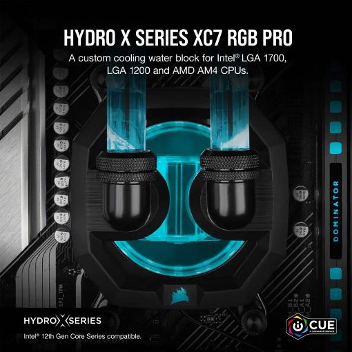 Εικόνα της CPU Waterblock Corsair Hydro X Series XC7 RGB Pro Black CX-9010015-WW