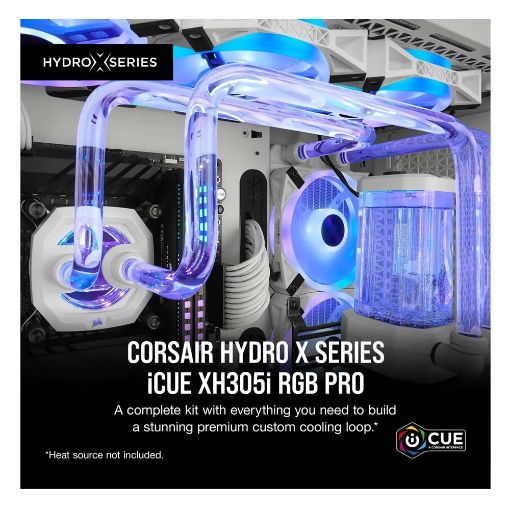 Εικόνα της Water Cooling Kit Corsair Hydro X RGB Pro XH305i iCUE Pro White CX-9070009-WW