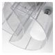 Εικόνα της Φωτιστικό Οροφής HomCom Metal Pendant with Fabric E27 35 x 25 cm Silver B31-004
