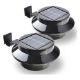 Εικόνα της Σετ Ηλιακά Φωτιστικά LED Hoppline με Αισθητήρα Φωτός IP44 Black (2-pack) HOP1000600-1