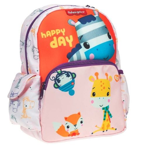 Εικόνα της Gim - Τσάντα Πλάτης Nηπιαγωγείου Fisher Price Mini Zebra 349-43053