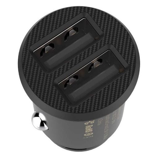 Εικόνα της Φορτιστής Αυτοκινήτου Baseus Grain Dual USB 3.1A Black CCALL-ML01