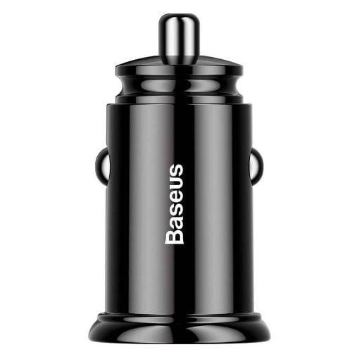 Εικόνα της Φορτιστής Αυτοκινήτου Baseus Circular Dual USB 5A QC3.0 Black CCALL-YD01