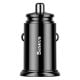 Εικόνα της Φορτιστής Αυτοκινήτου Baseus Circular Dual USB 5A QC3.0 Black CCALL-YD01