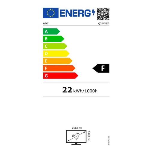 Εικόνα της Οθόνη AOC Q24V4EA 23.8" QHD IPS