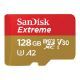 Εικόνα της Κάρτα Μνήμης microSDXC SanDisk Extreme 128GB UHS-I 190MB/s +Adapter SDSQXAA-128G-GN6AA