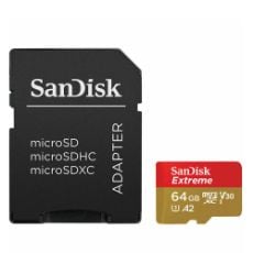 Εικόνα της Κάρτα Μνήμης microSDXC SanDisk Extreme 64GB UHS-I 170MB/s +Adapter SDSQXAH-064G-GN6AA