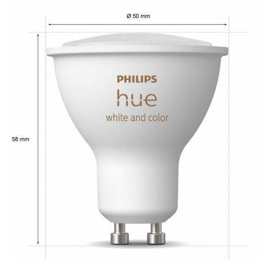 Εικόνα της Philips Hue Smart Spot GU10 4.3W RGB (2-Pack) LPH02703