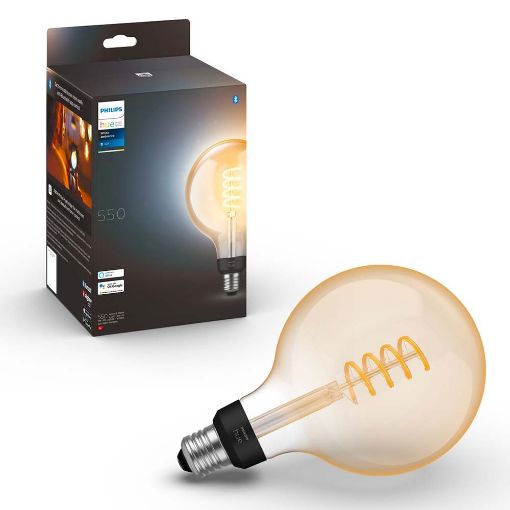 Εικόνα της Philips Hue Smart Bulb E27 Filament 7W White 929002478101