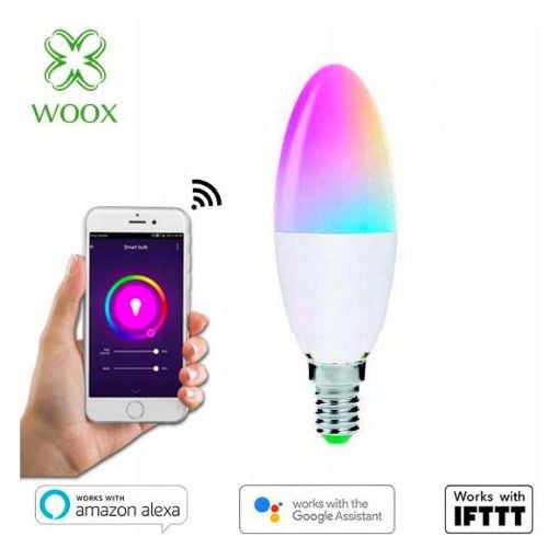 Εικόνα της Smart Bulb Woox R9075 E14 5W RGB