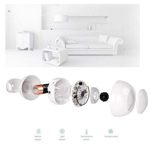 Εικόνα της Fibaro Motion Sensor με σύνδεση Z-Wave Plus White FGMS-001 ZW5