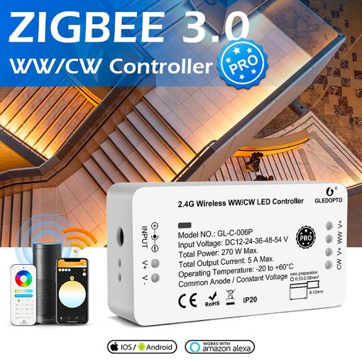 Εικόνα της Gledopto Controller for ZigBee Pro Control Devices GL-C-006P