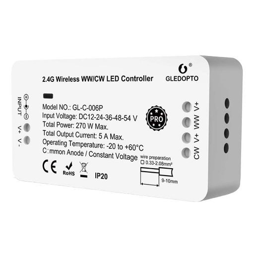 Εικόνα της Gledopto Controller for ZigBee Pro Control Devices GL-C-006P