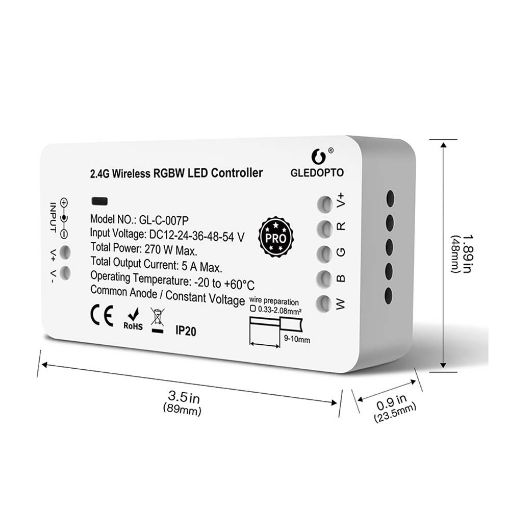 Εικόνα της Gledopto Controller for ZigBee 3.0 Control Devices GL-C-007P
