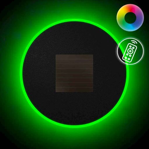 Εικόνα της 123LED Solar Wall Lamp Eclipse 30 Multicolor