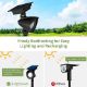 Εικόνα της 123LED Solar Ground Spot Tap Dance Black Cold White (2-Pack)