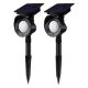 Εικόνα της 123LED Solar Ground Spot Tap Dance Black Cold White (2-Pack)