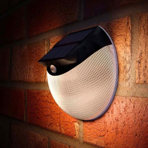 Εικόνα της 123LED Solar Wall Lamp with Motion Sensor Transparent