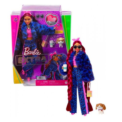 Εικόνα της Barbie Extra – Blue Leopard Track Suit HHN09